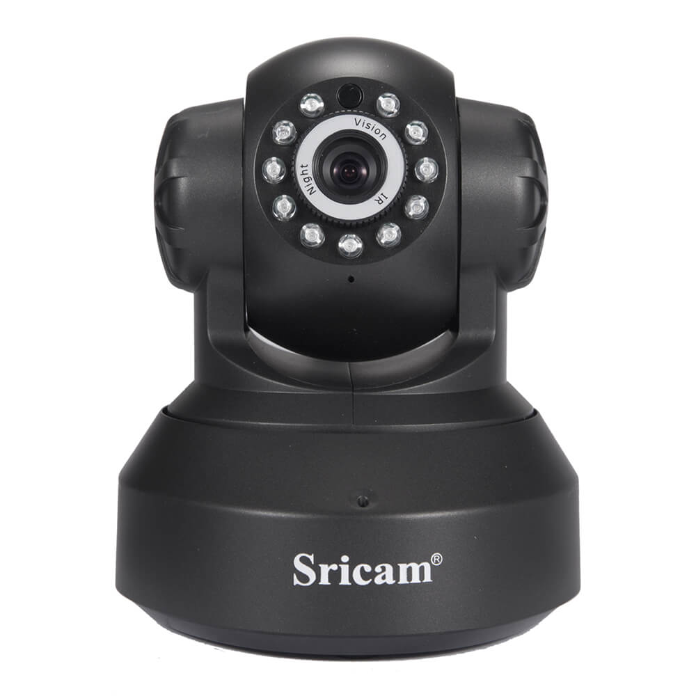 

Sricam SP005 WiFi ONVIF 720P IP Camera Two-way Audio Infrared Night Vision - Black