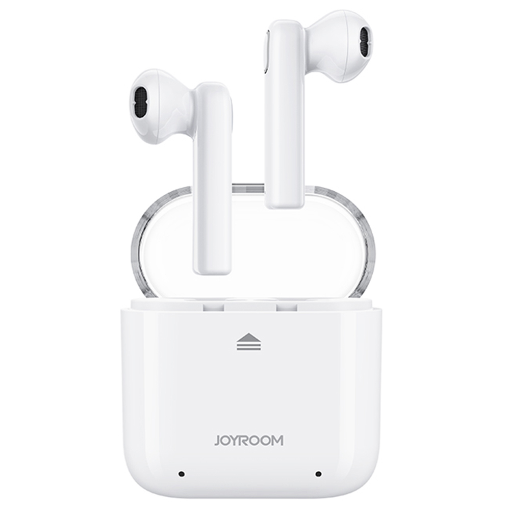 

Joyroom JR T02 TWS Bluetooth Earbuds Intelligent Noise Reduction - White