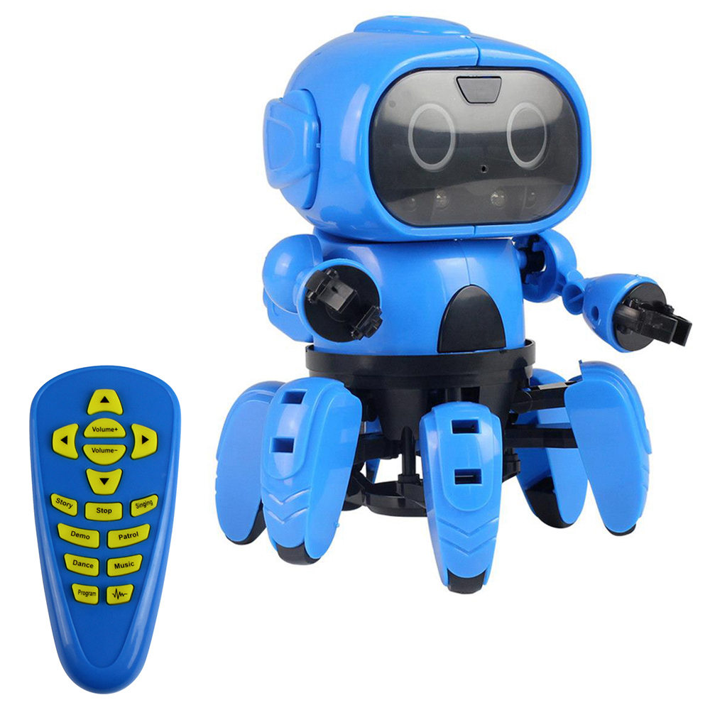 

MoFun-963 DIY 6-Legged Programmable RC Robot with Gesture Sensing Follow Mode Infrared Obstacle Avoidance Intelligent