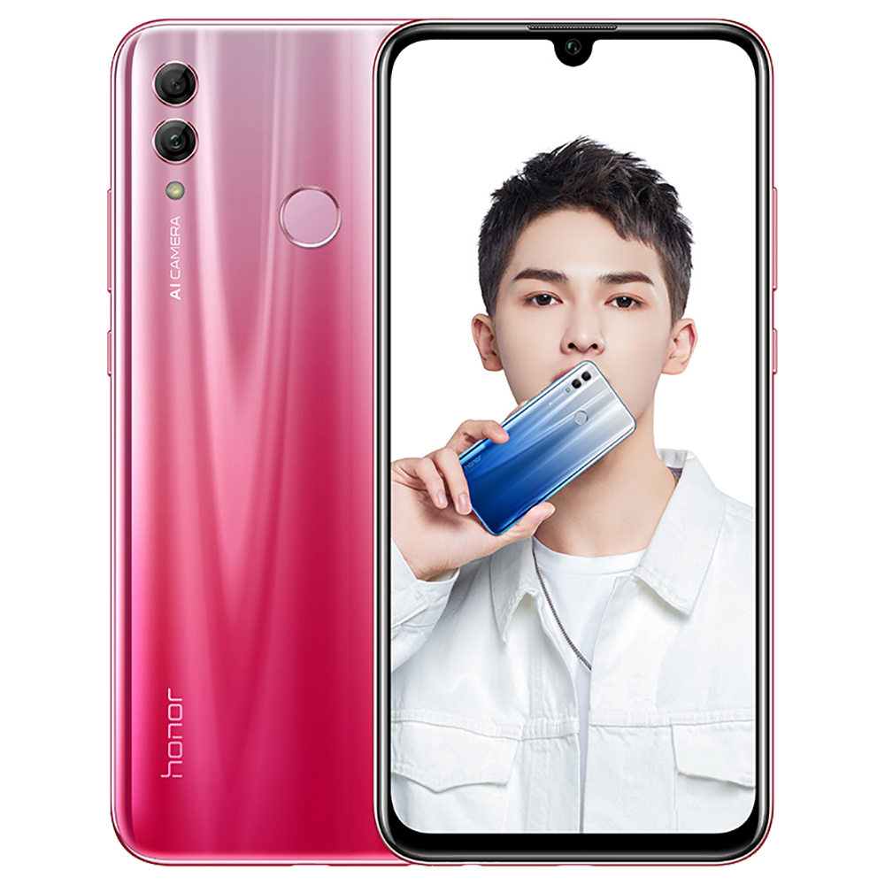 

HUAWEI Honor 10 Lite CN Version 6.21 Inch 4G LTE Smartphone Kirin 710 6GB 128GB 13.0MP+2.0MP Dual Rear Cameras Android 9.0 Touch ID - Red
