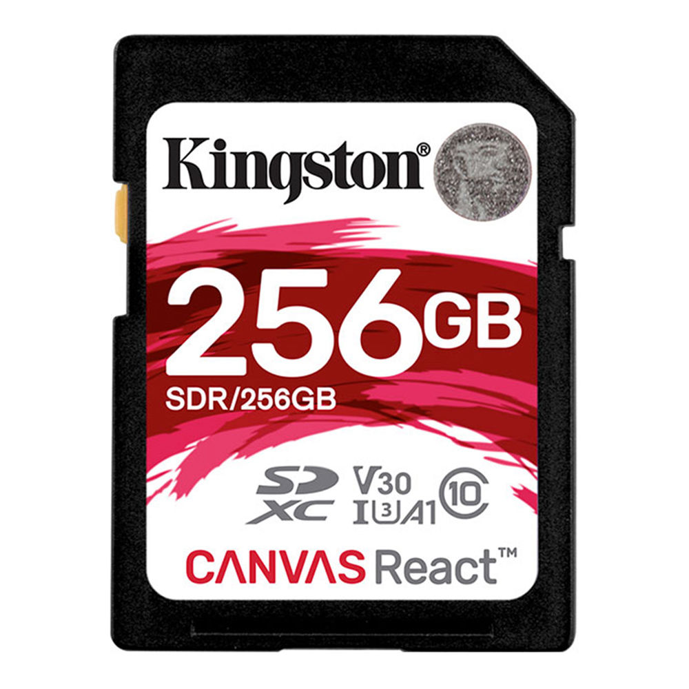 

Kingston SDR Canvas React 256GB MicroSD TF Card Support 4K Video Capture