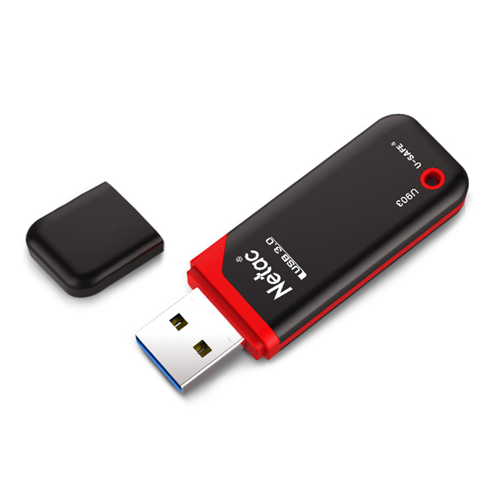 

Netac U903 16GB USB 3.0 Flash Drive Removable Cover - Black