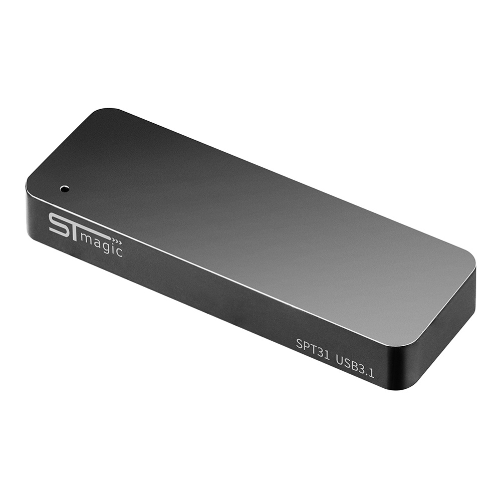 

STmagic SPT31 512G Mini Portable M.2 SSD USB3.1 Solid State Drive Read Speed 500MB/s - Gray