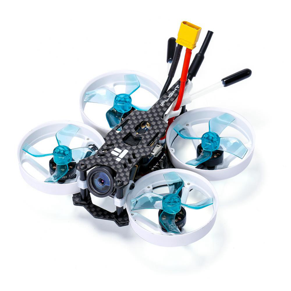 

Iflight CineBee 75HD 75mm 2S F4 Whoop FPV Racing Drone With Caddx Turtle V2 Camera BNF - Flysky FS-A8S V2 Receiver