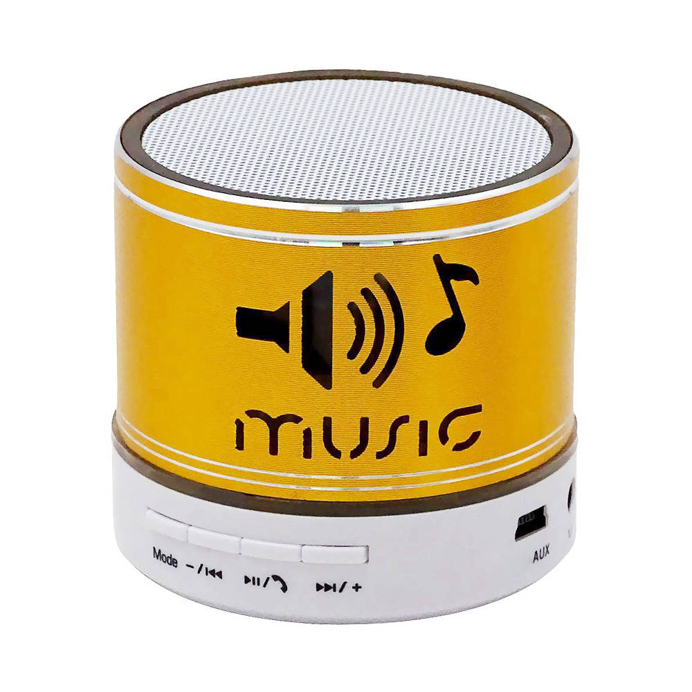 

XS A Wireless Bluetooth Speaker with Microphone FM Radio - Yellow
