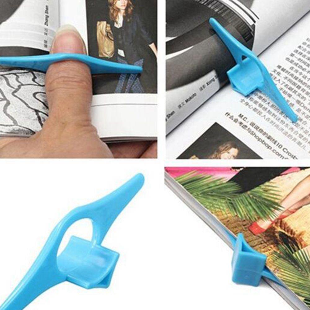 

Multi-functional Thumb Book Support Bookmark - Random Color