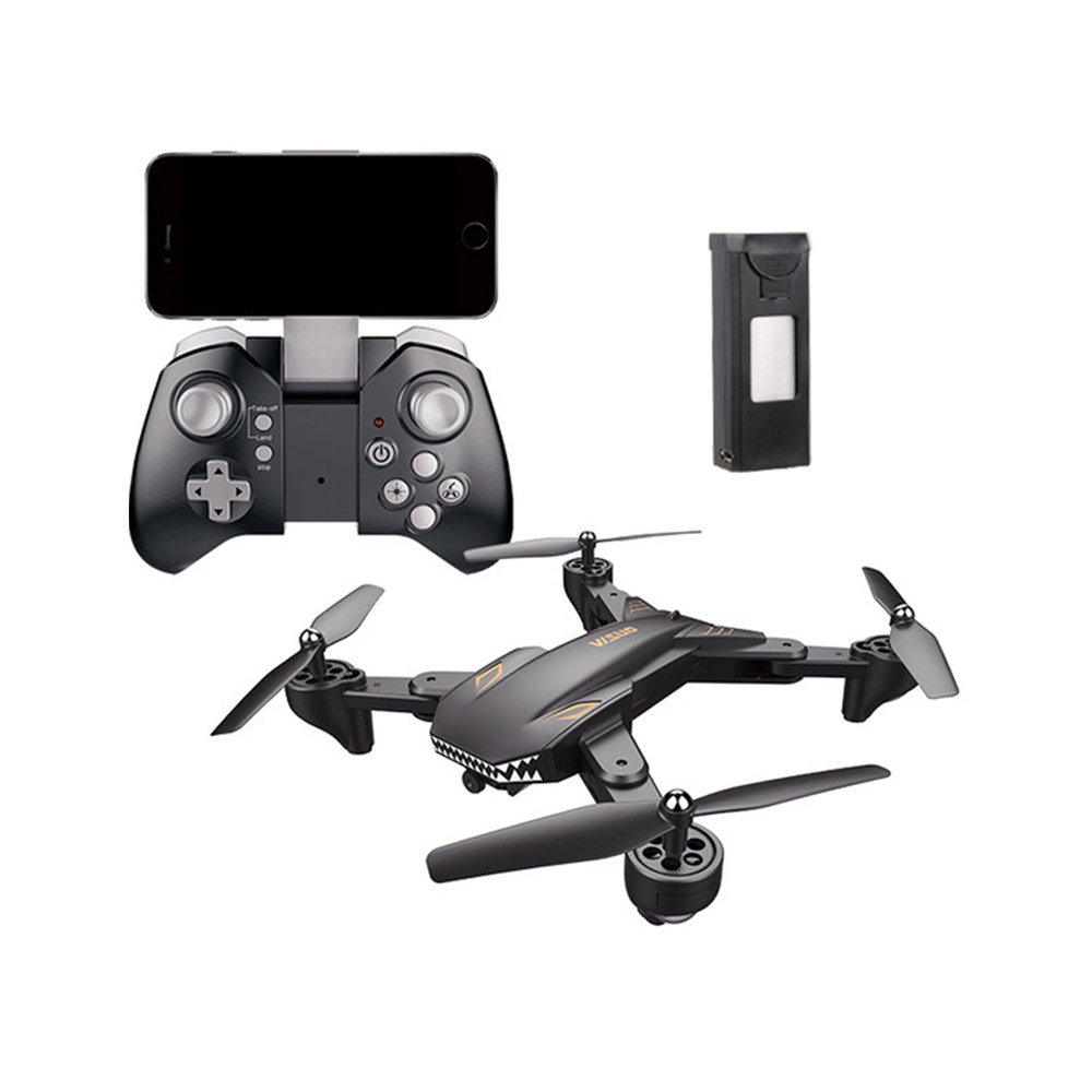 

VISUO XS809SL 720P WiFi FPV Foldable RC Drone Optical Flow Positioning RTF - Two Batteries