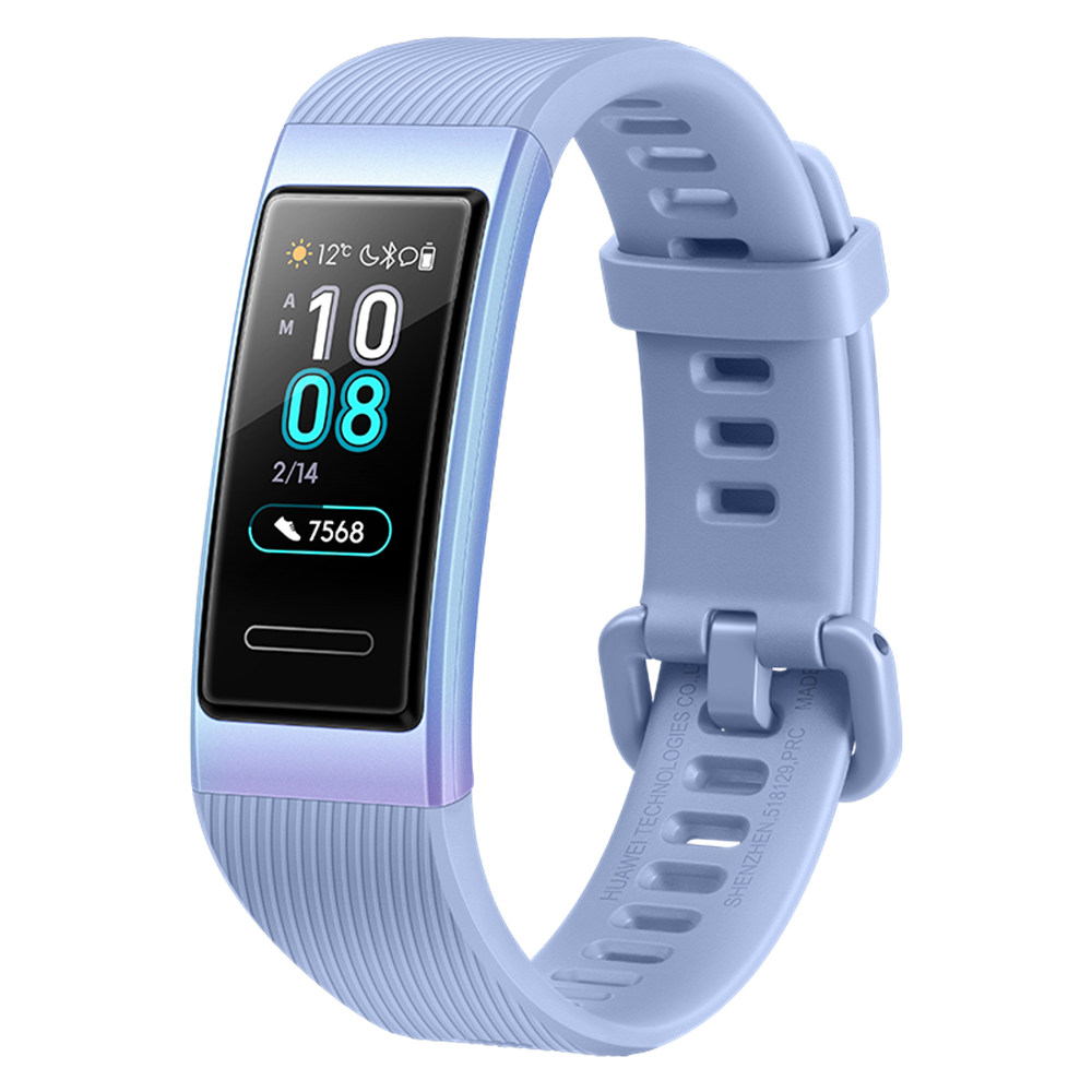 

Huawei Band 3 Smart Bracelet 0.95 Inch AMOLED Screen Heart Rate Sleep Monitor 5ATM Waterproof Multi-sport Modes - Blue