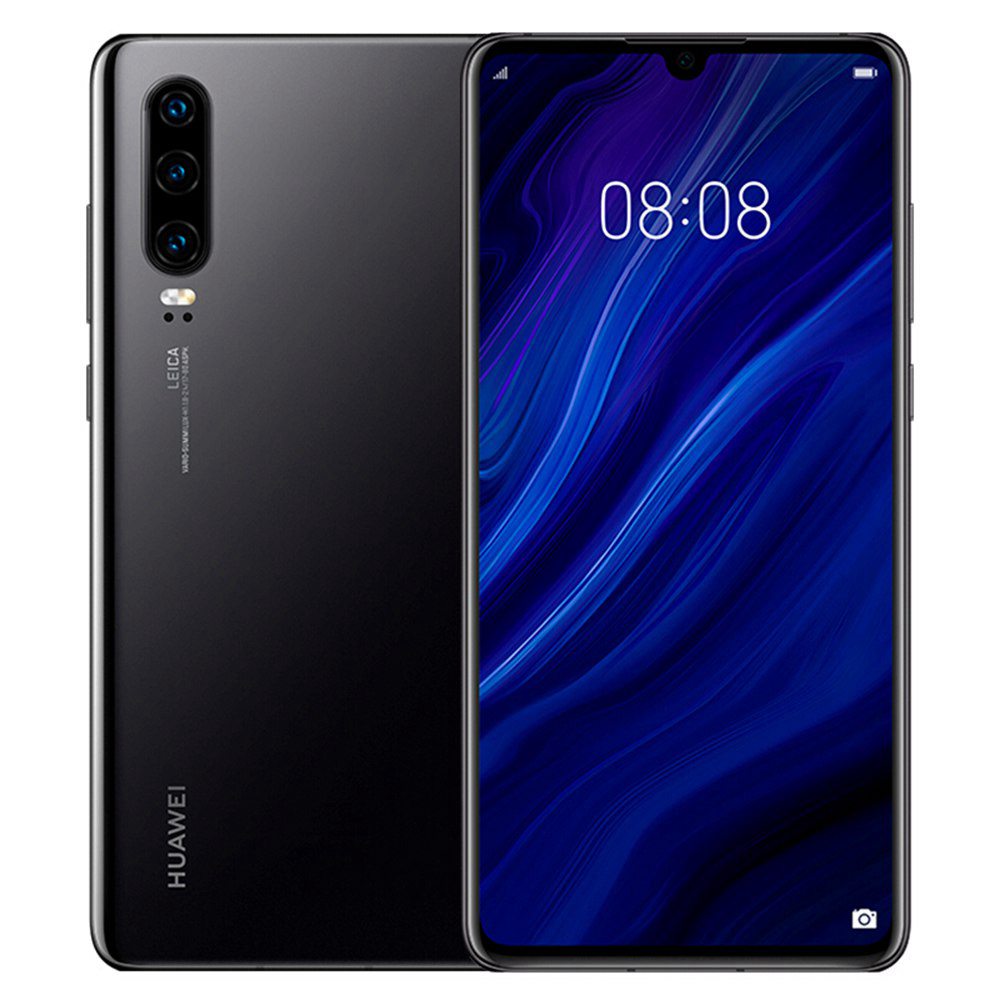 

HUAWEI P30 CN Version 6.1 Inch 4G LTE Smartphone Kirin 980 8GB 256GB 40.0MP+16.0MP+8.0MP Triple Rear Cameras Android 9.0 NFC In-display Fingerprint Fast Charge - Black