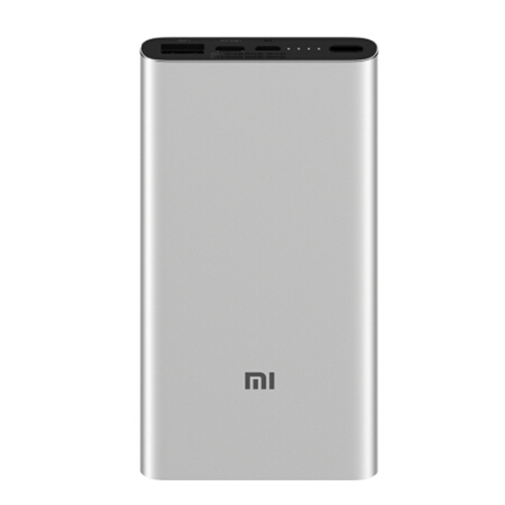 

Xiaomi Mi3 10000mAh Power Bank USB-C Two-way Fast Charge - Silver