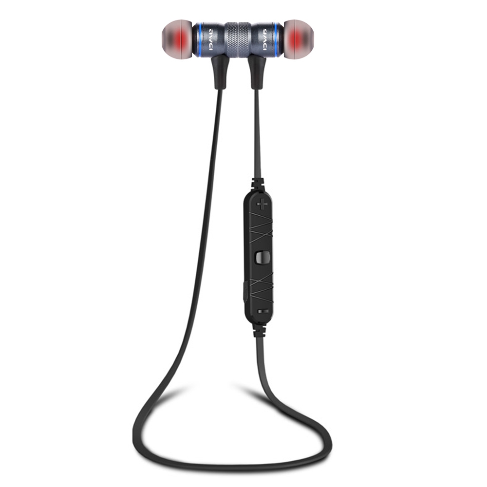 

AWEI A920BL Bluetooth Earphones Magnetic CVC6.0 Noise Reduction - Gray