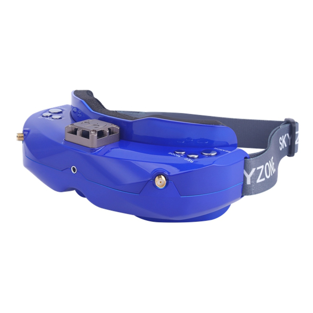 

Skyzone SKY02X 5.8G 48CH True Diversity FPV Goggles Built-in Fan DVR Support 2D/3D HDMI IN For Racing Drone - Blue