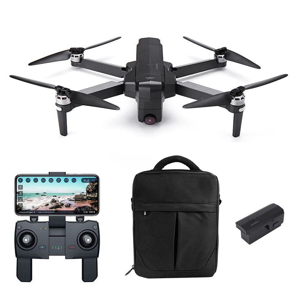 

SJRC F11 PRO 2.7K GPS 5G WIFI FPV Foldable RC Drone With Adjustable Camera 28mins Flight Time RTF - Two Batteries With Bag