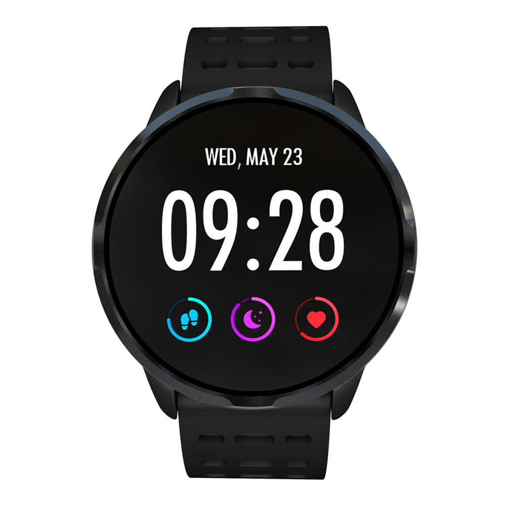

Makibes B05 Smart Watch 1.3 Inch IPS Screen Heart Rate Blood Pressure Monitor IP67 Fitness Tracker Smartband - Black