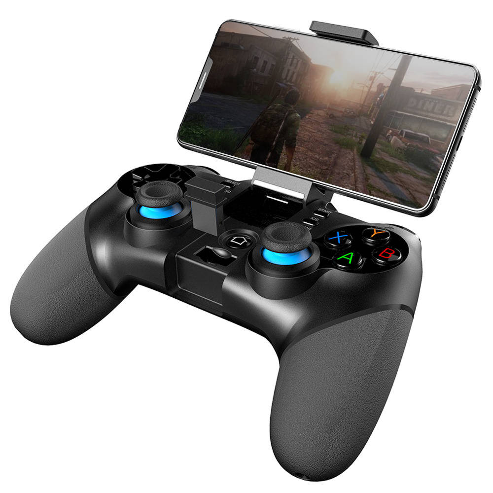 

Ipega PG-9156 Wireless Bluetooth Joystick Game Controller with 2.4GHz USB Receiver for iOS Android Smartphone/PC/TV/Tablet - Black