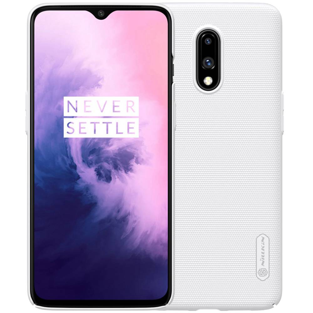 

NILLKIN Hard Phone Case For Oneplus 7 Protective Back Cover - White