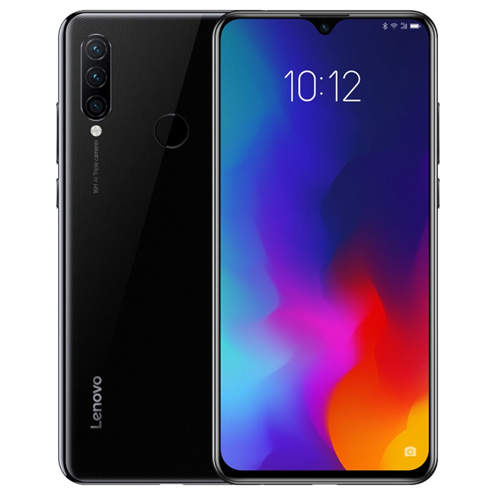 

Lenovo Z6 Lite 6.3 Inch 4G LTE Smartphone Snapdragon 710 6GB 128GB 16.0MP+8.0MP+5.0MP Triple Rear Cameras ZUI 11 Touch ID Fast Charge Global ROM - Black