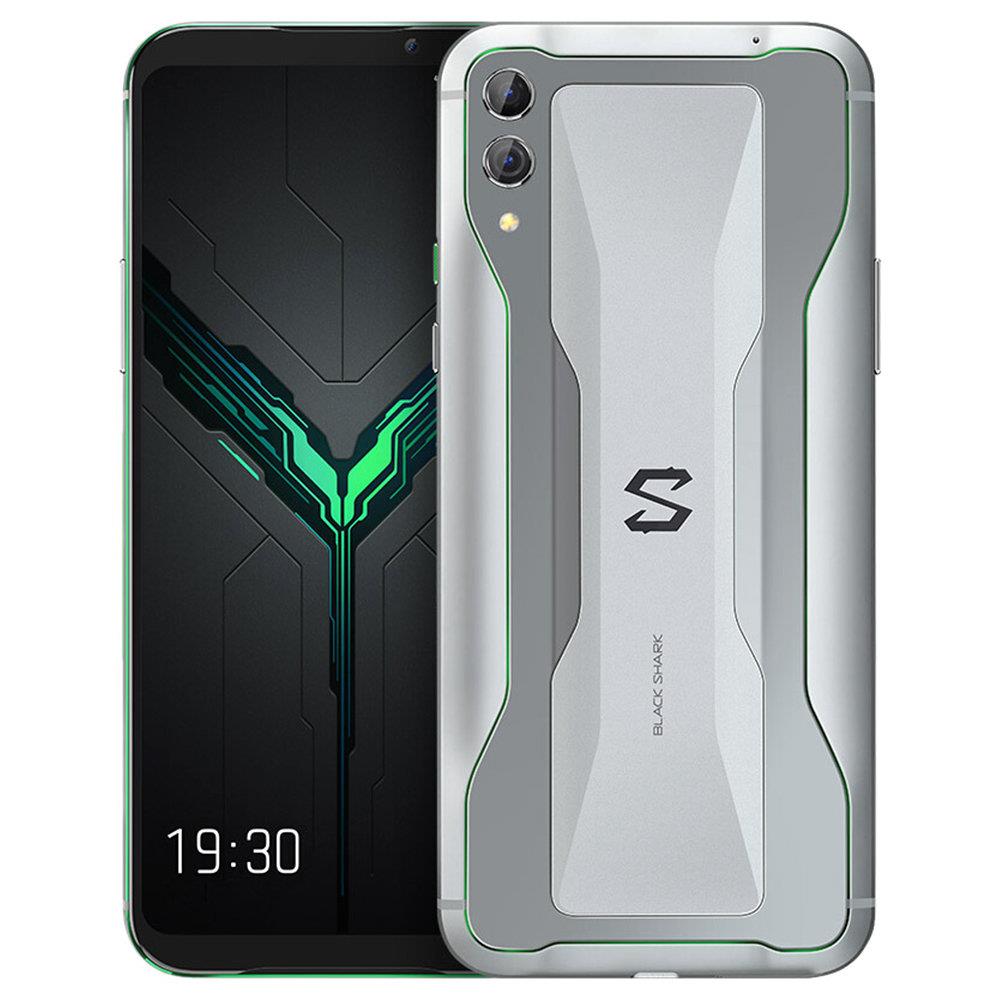 

Xiaomi Black Shark 2 6.39 Inch 4G LTE Gaming Smartphone Snapdragon 855 12GB 256GB 48.0MP+12.0MP Dual Rear Cameras Android 8.1 In-display Fingerprint Quick Charging Global Version - Silver
