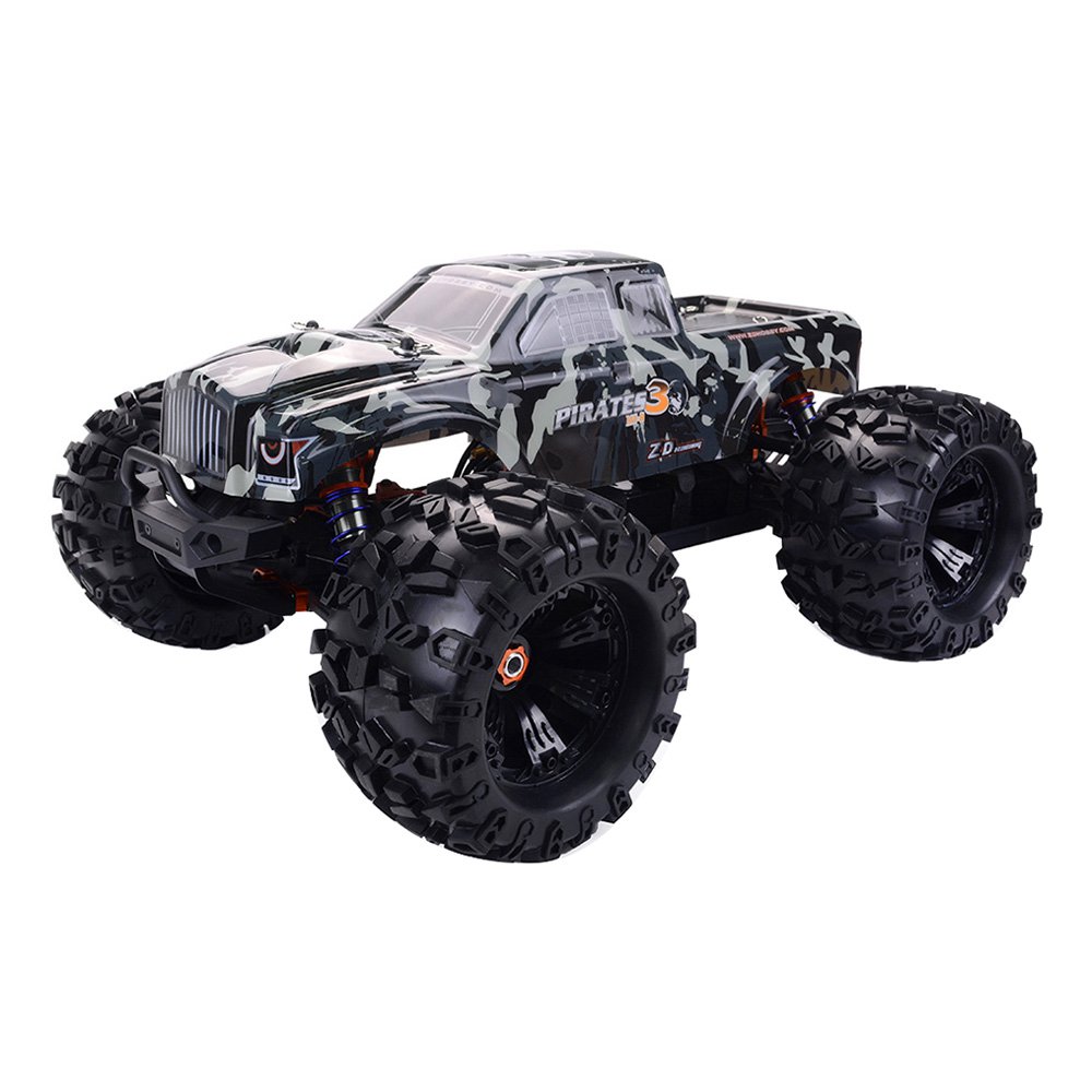 

ZD Racing MT8 Pirates 3 1/8 2.4G 4WD 120A Waterproof ESC 90km/h Electric Monster Truck RC Car With Metal Chassis RTR
