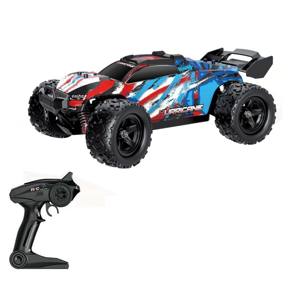 

HS18321 2.4G 4WD 1/18 Scale High-speed Monster Truck RC Car RTR Kids Gift Toy - Red