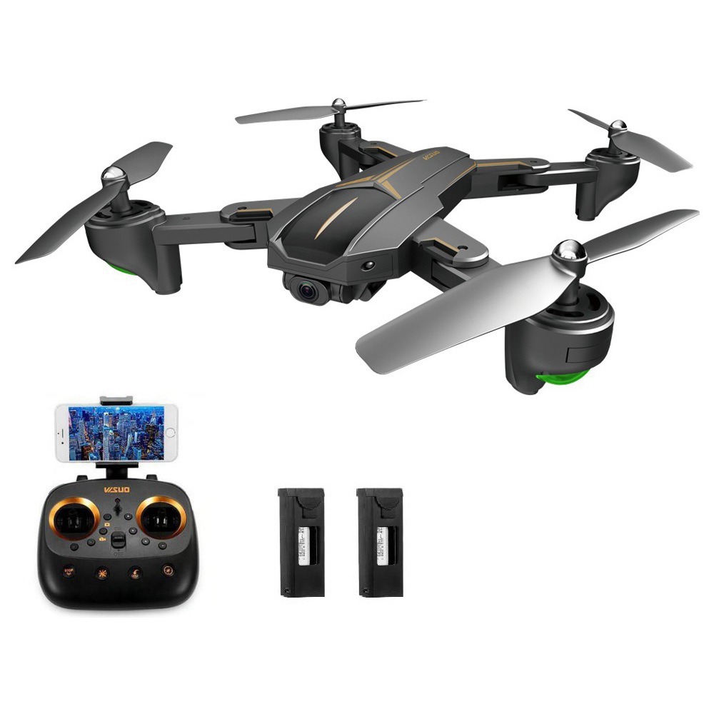 

VISUO XS812 GPS 5G WiFi 5MP FPV RC Quadcopter Foldable with 5MP HD Camera 15mins Flight Time RTF - Three Batteries