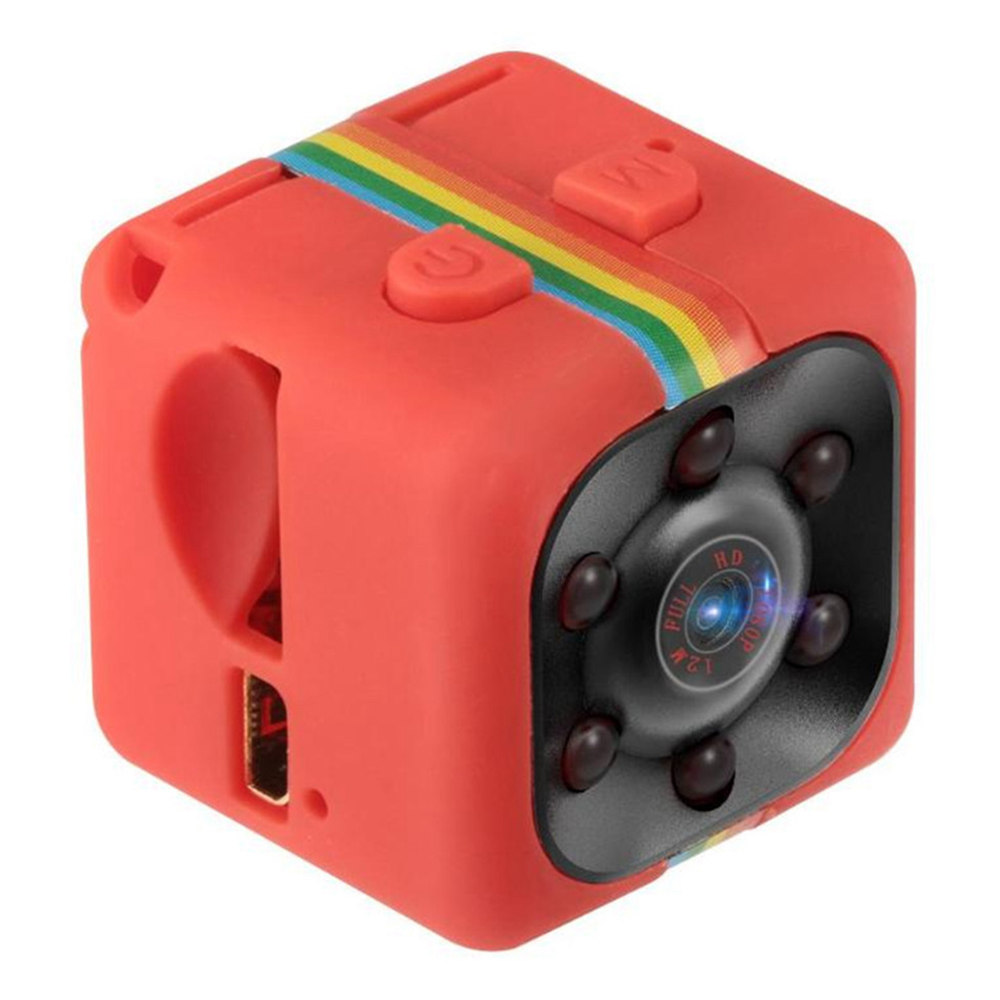 

Quelima SQ11 Mini DV Camera HD 1080P Night Vision Wide Angle DV Motion Recorder - Red