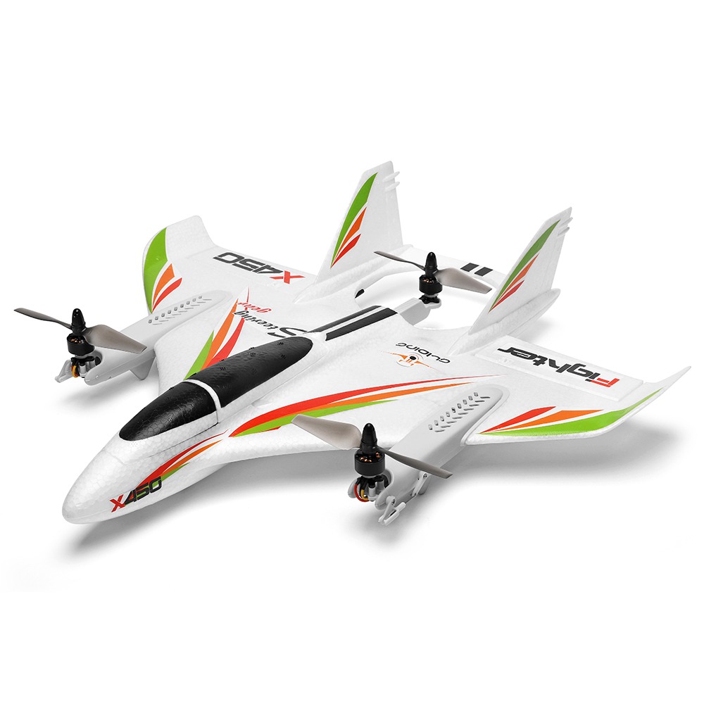 

XK X450 AVIATOR VTOL 2.4G 6CH EPO 450mm Wingspan 3D/6G Mode Switchable Aerobatics RC Airplane RTF
