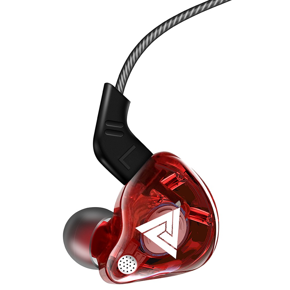 

QKZ AK6 In-Ear 3.5mm HiFi Headphone Super Bass with Mic - Red