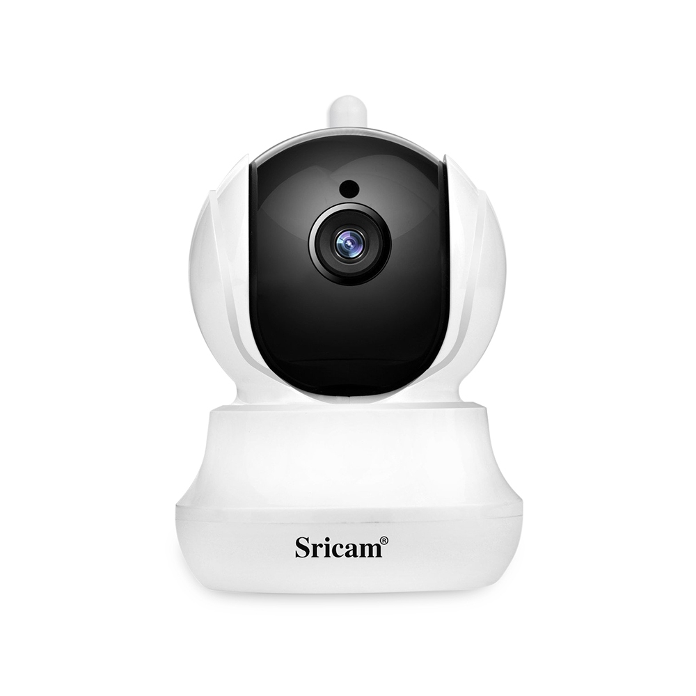 

Sricam SP020 720P WiFi IP Camera H.264 CMOS Two-way Audio Night Vision Motion Detection Security Camera - White