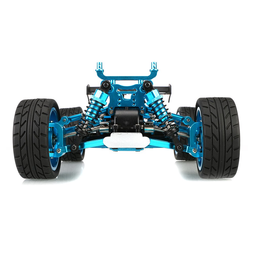 Upgrade Full Metal Chassis Wltoys Rc Vehicle Car Model Parts Kit Blue