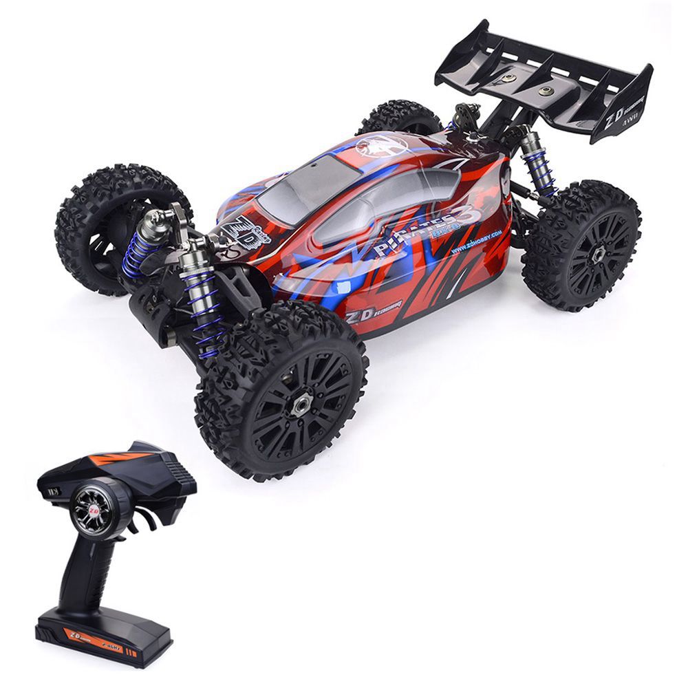 

ZD Racing Pirates 3 BX-8E 1/8 2.4G 4WD Brushless Electric Off-road Buggy RC Car With Extra Car Shell RTR - Red