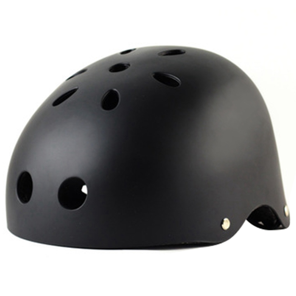 

Professional Sports Bike Helmet For Bike Scooter Derby Inline Skateboard Size L - Black