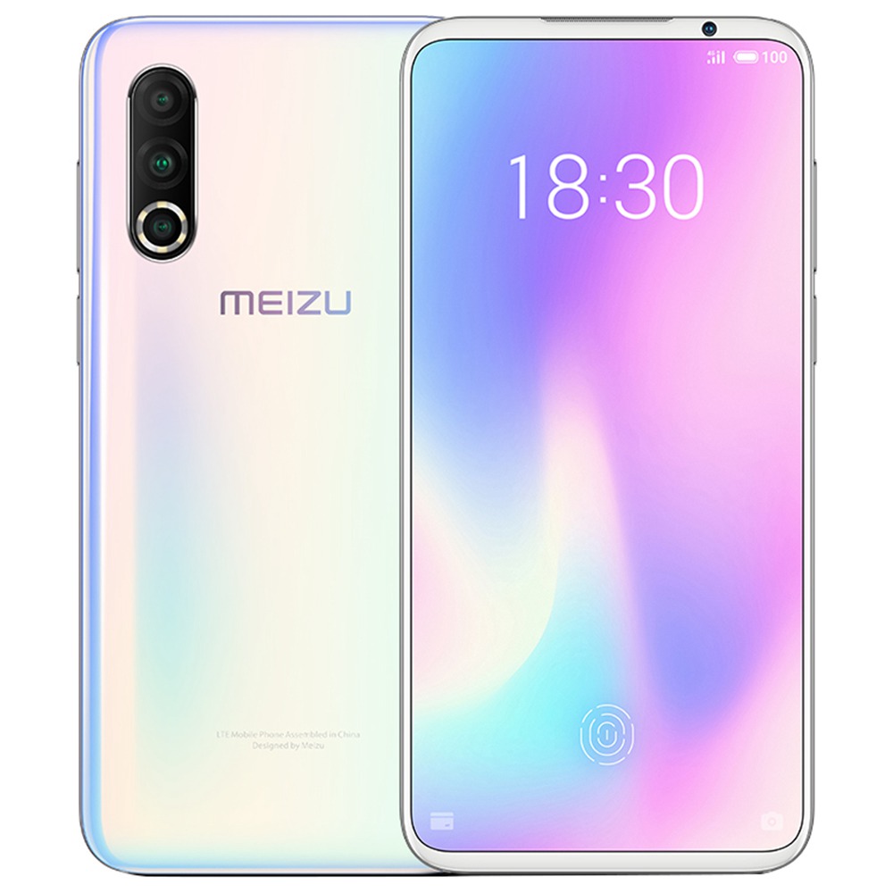 

Meizu 16S Pro CN Version 6.2 Inch 4G LTE Smartphone Snapdragon 855 Plus 6GB 128GB 48.0MP+20.0MP+16.0MP Triple Rear Cameras NFC Fingerprint ID Dual SIM Android 9.0 - Gradient White