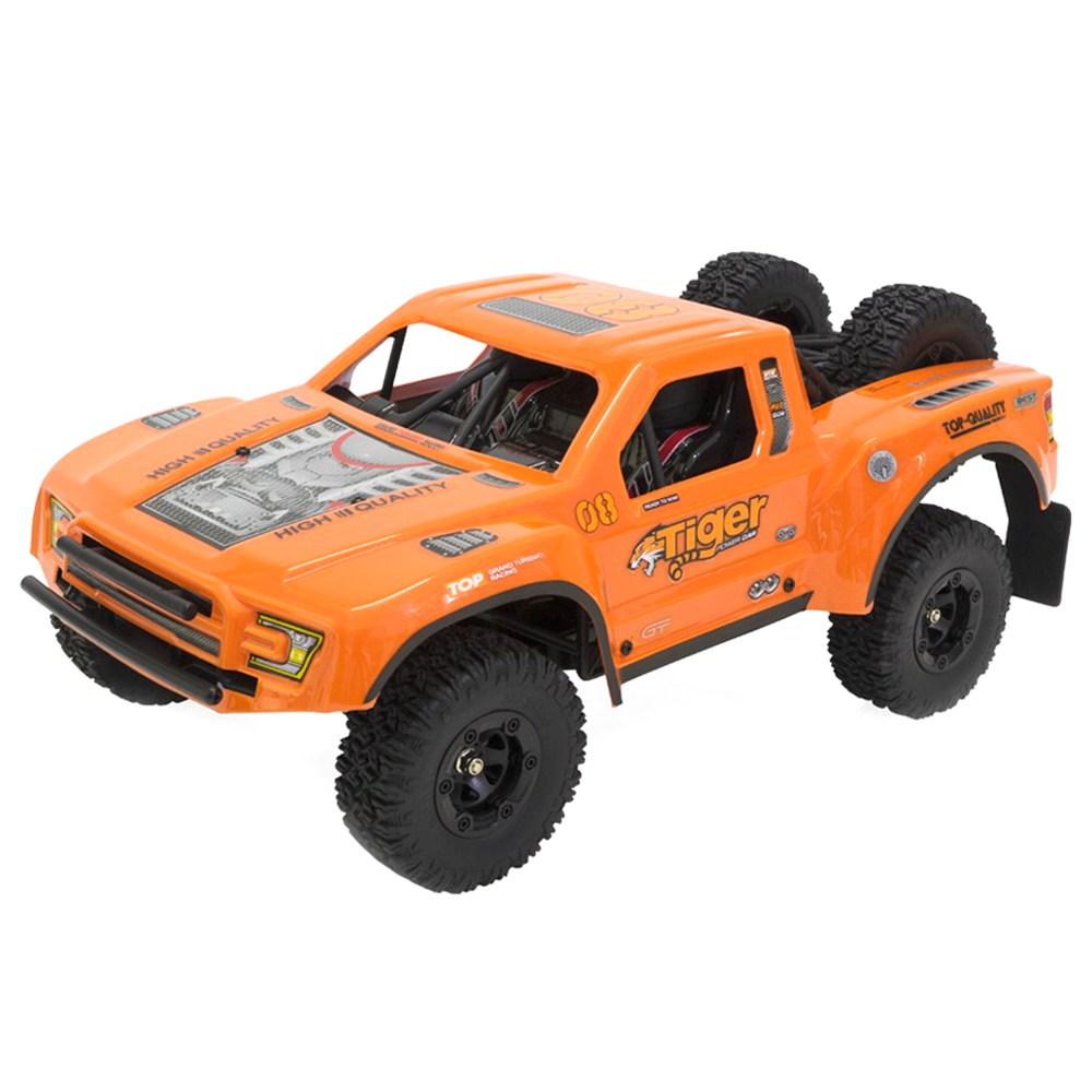 

Feiyue FY08 Tiger Brushless 2.4G 4WD 1/12 35A Waterproof ESC 55km/h Short Course RC Vehicle Car RTR - Orange
