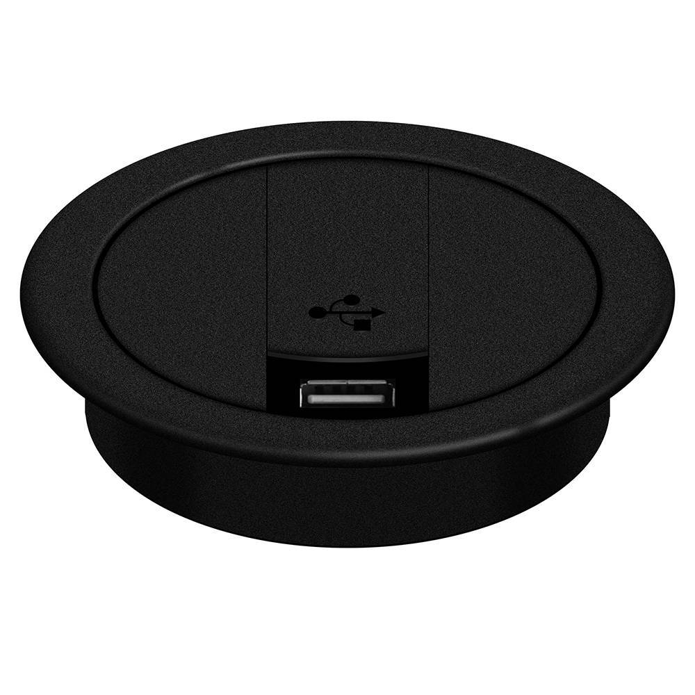 

UPJS UP6A Desktop Wireless Charger 10W Fast Charging With USB Port - Black