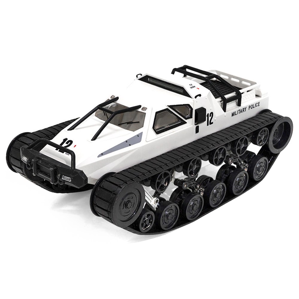 

SG 1203 1:12 2.4G Military Police Drift Tank Model 12km/h High-speed RC Tank RTR For Kids Gift - White