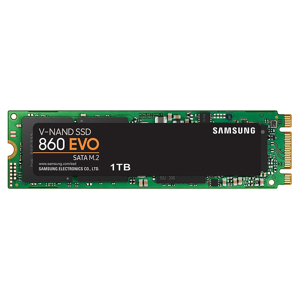 

Samsung 860 EVO M.2 Internal SSD 1TB SATA3 Interface Max Speed 550 MB/s Solid State Drive - Black