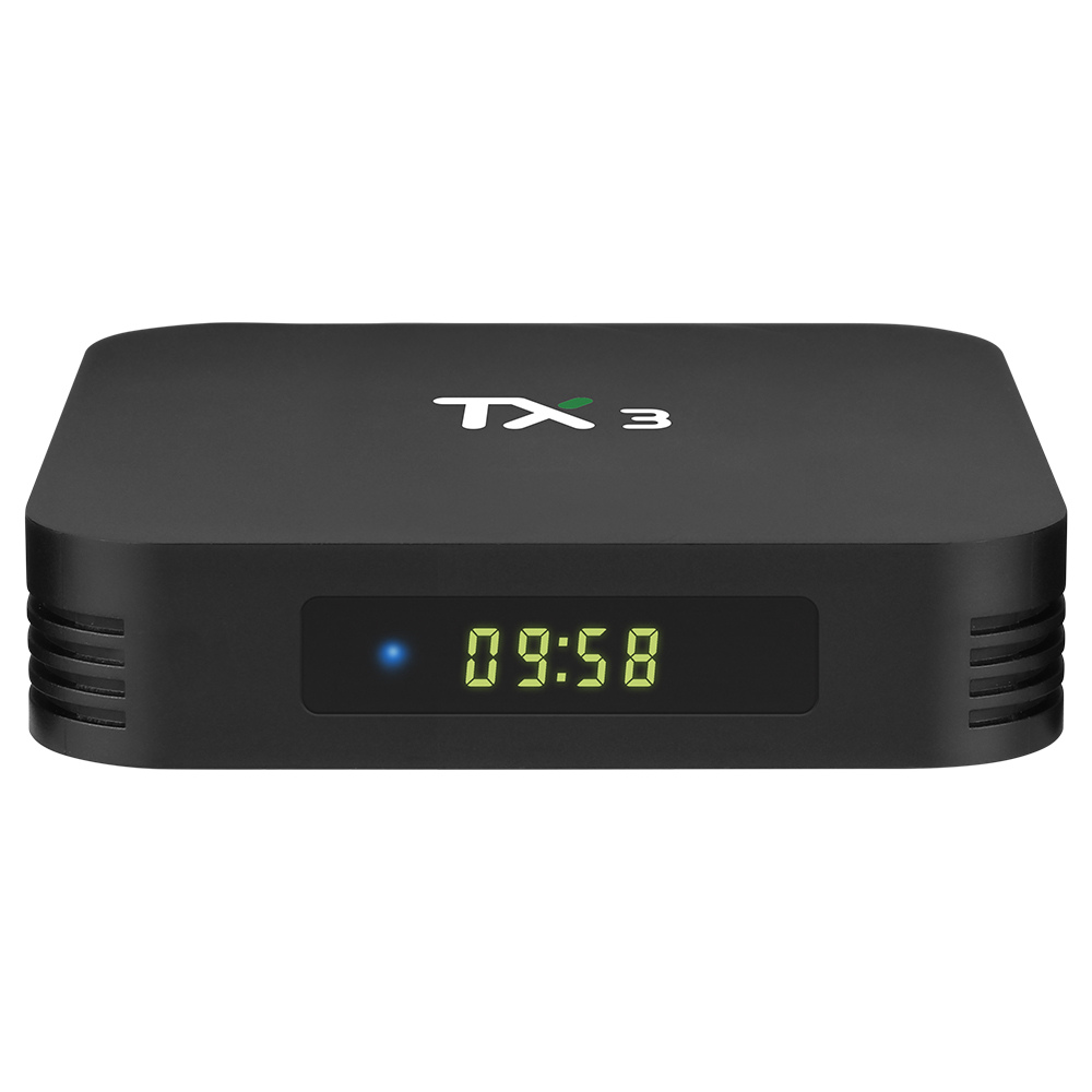 

TANIX TX3 ALICE UX Amlogic S905x3 8K Video Decode Android 9.0 TV Box 4GB/64GB Bluetooth 2.4G+5.8G WiFi LAN USB3.0 Youtube Netflix Google Play