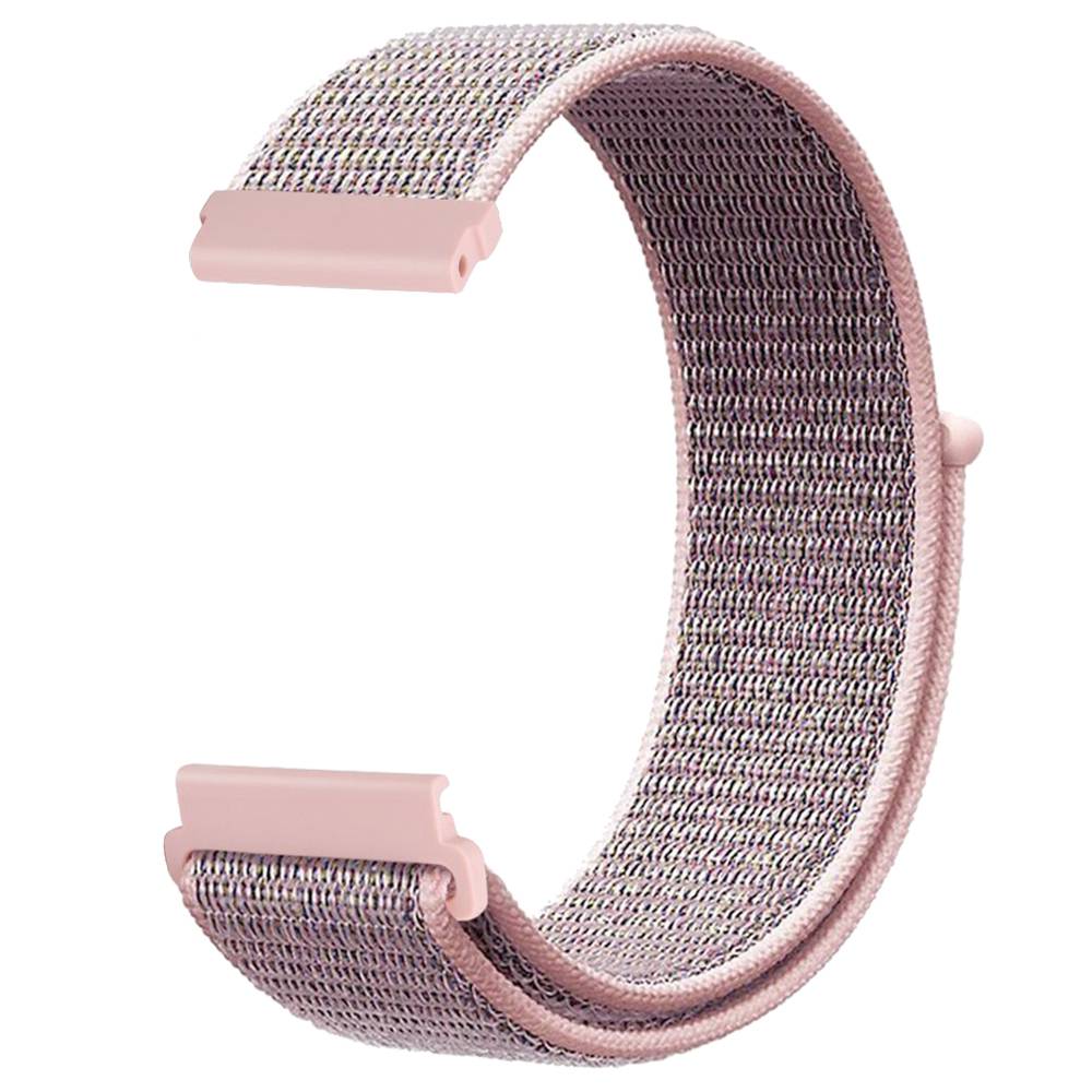 

Replacement Watch Band For Huami Amazfit GTS Loop Nylon Canvas Strap - Pink