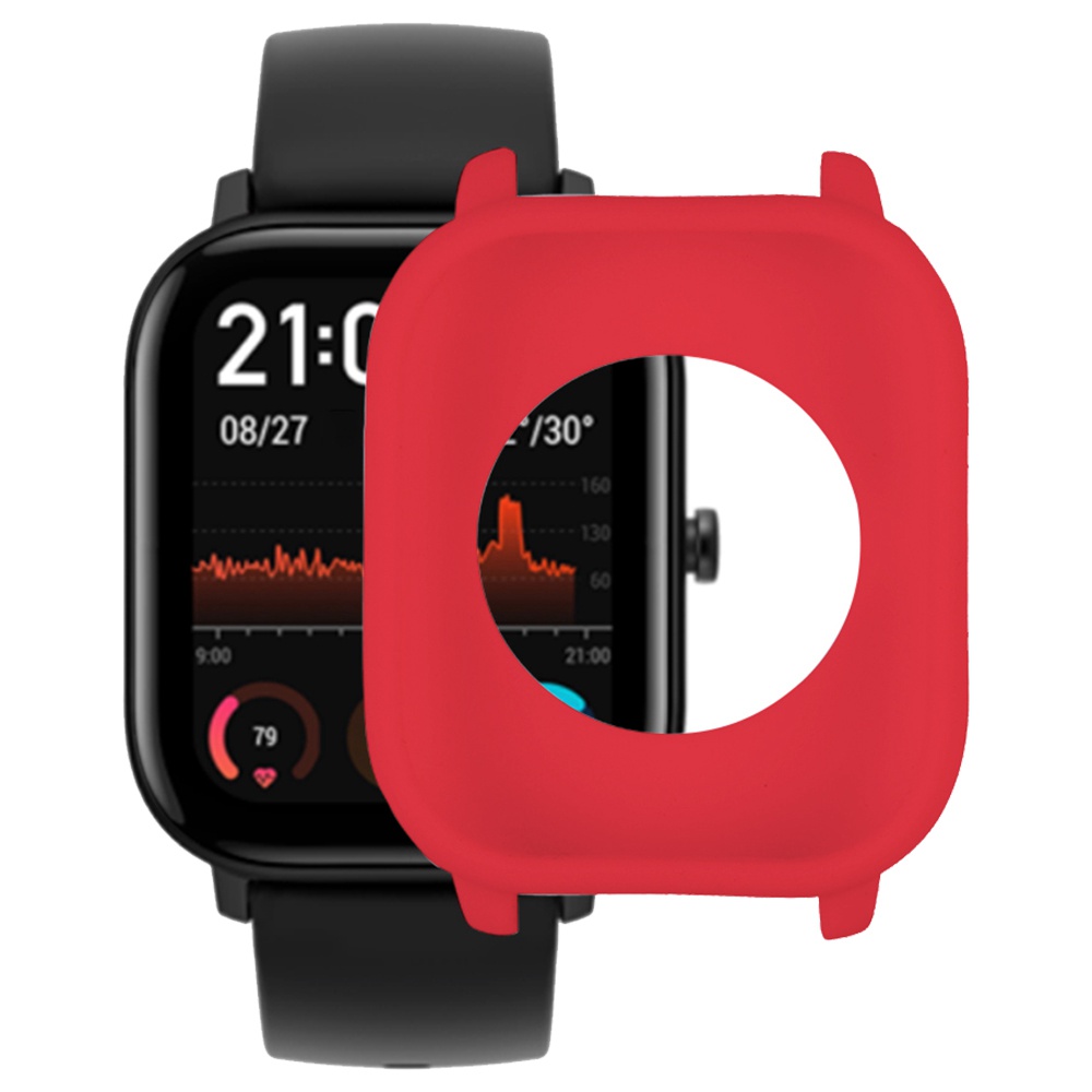 

Silicone Anti-cracking Protective Soft Cover Case For Xiaomi Huami Amazfit GTS Smart Watch - Red