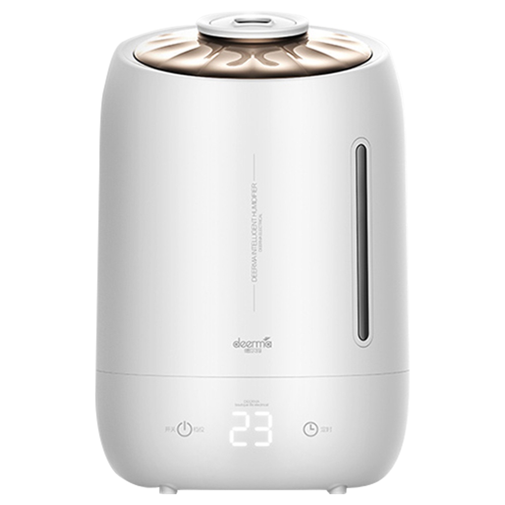 

DEERMA DEM F600 Household Ultrasonic Humidifier 5L Capacity Aromatherapy Machine With Silver Carbon Ion Water Purification Box - White