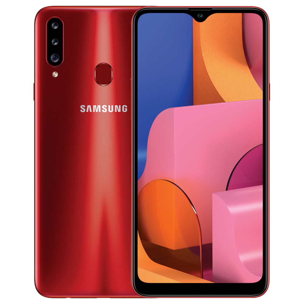 

Samsung Galaxy A20s CN Version 4G LTE Smartphone 6.5 Inch Snapdragon 450G 4GB 64GB 13.0MP+8.0MP+5.0MP Triple Rear Cameras Fingerprint ID Dual SIM Android 9.0 - Red