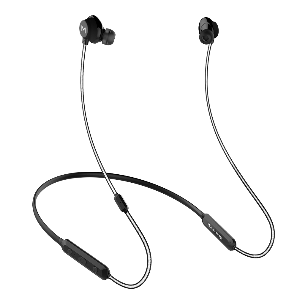 

Maxchange Qule-C6P Bluetooth Neckband Earphones HiFi Stereo Noise Reduction 7 Hours Playtime - Black