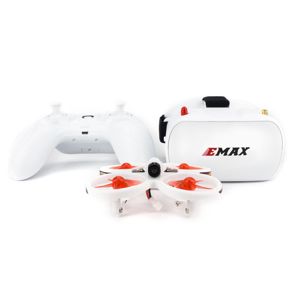 

Emax EZ Pilot Indoor Beginner FPV Racing Drone With 4 In1 3A ESC 480x272 FPV Goggles 5.8G 37CH 25mW VTX 600TVL Cam RTF