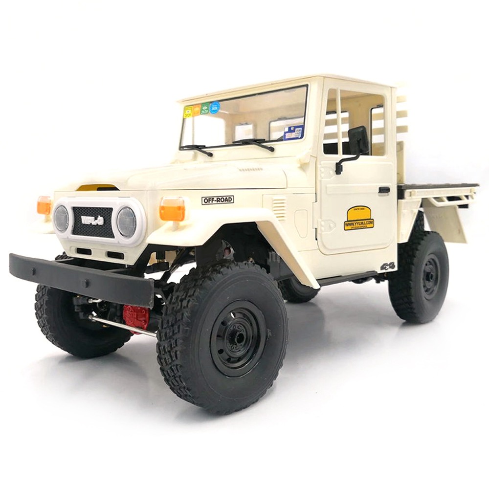 

WPL C44KM FJ45 2.4G 1/16 4WD Off-road Rock Crawler Climbing Vehicle RC Car Kit - White