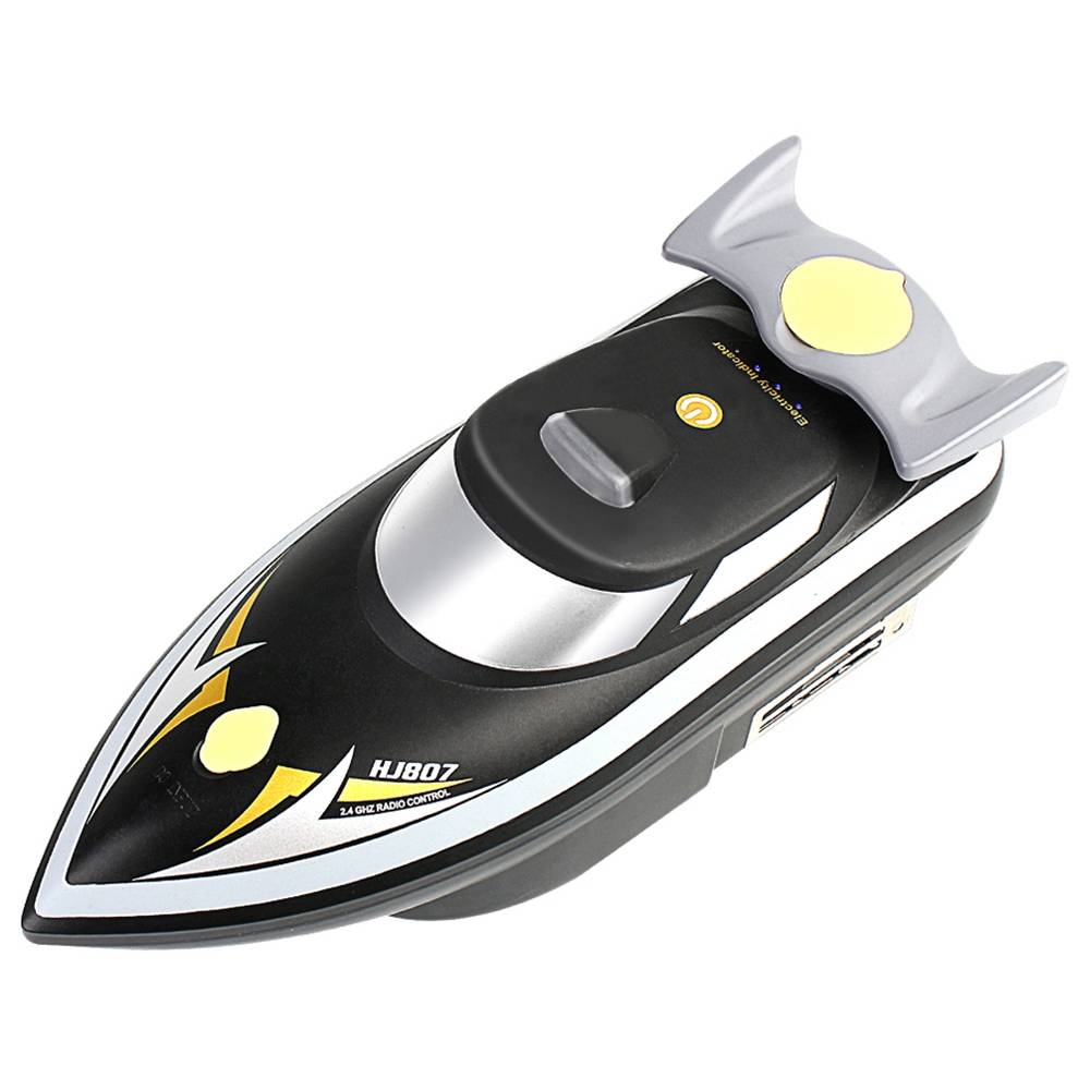 

HONGXUNJIE HJ807 2.4G Electric Fishing Bait Remote Fish Finder Pull The Net Wreck Ship RC Boat With Bag - Black