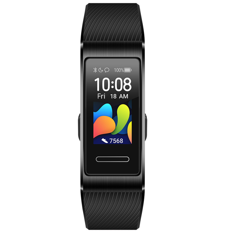 

Huawei Band 4 Pro Smart Bracelet 0.95 Inch AMOLED Screen 5ATM Waterproof Built-in GPS Heart Rate Sleep Monitor - Black
