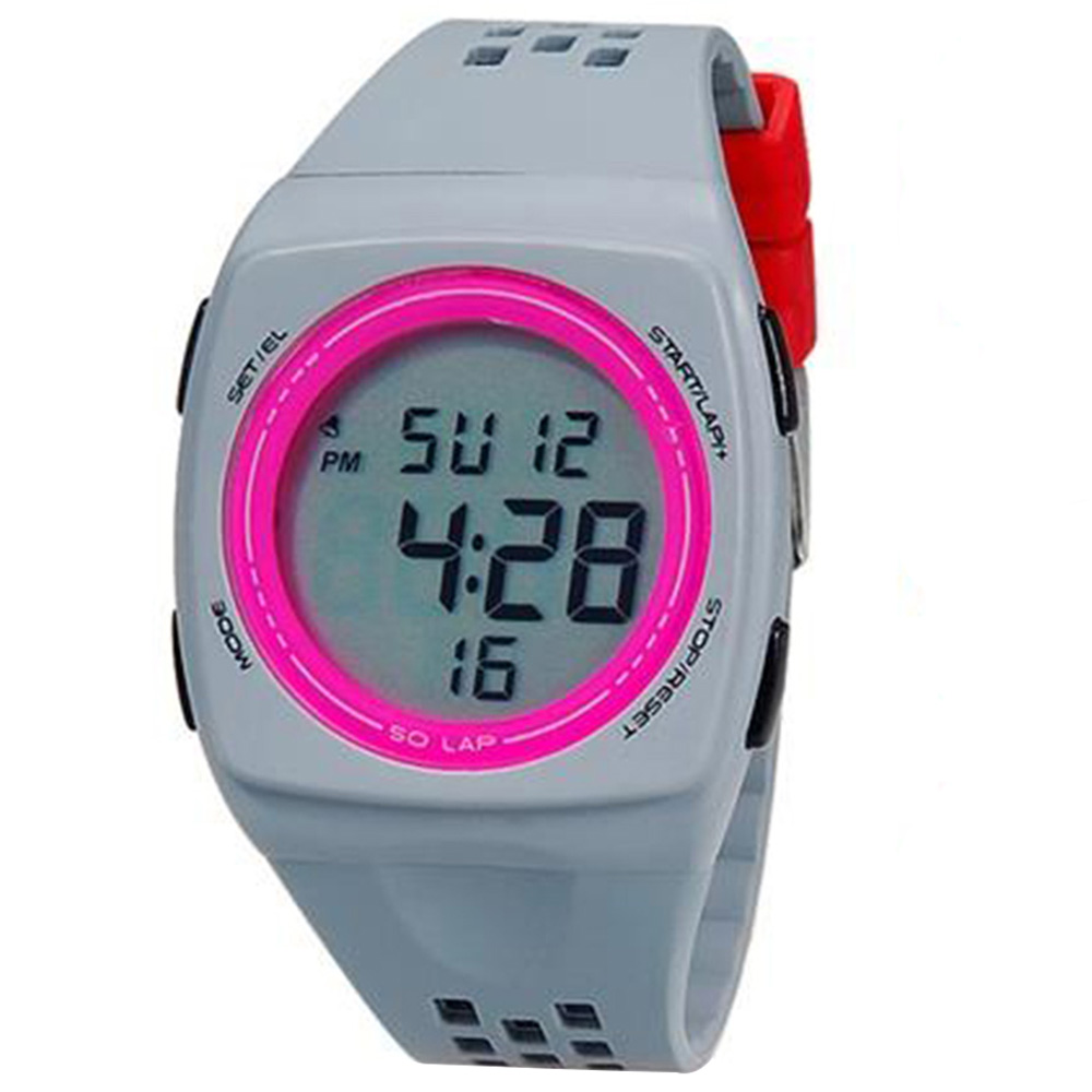 

SHORS 798 Unisex LED Digital Watch with Silicone Strap M. - Grey