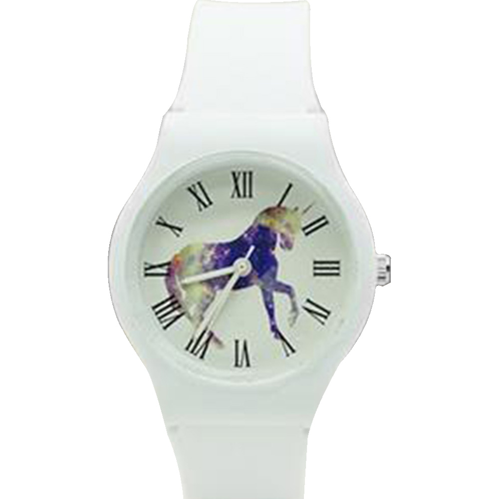 

Willis 6018 Outdoor Sports Children's Watch With Concise Style Unicorn Picture Dial - White