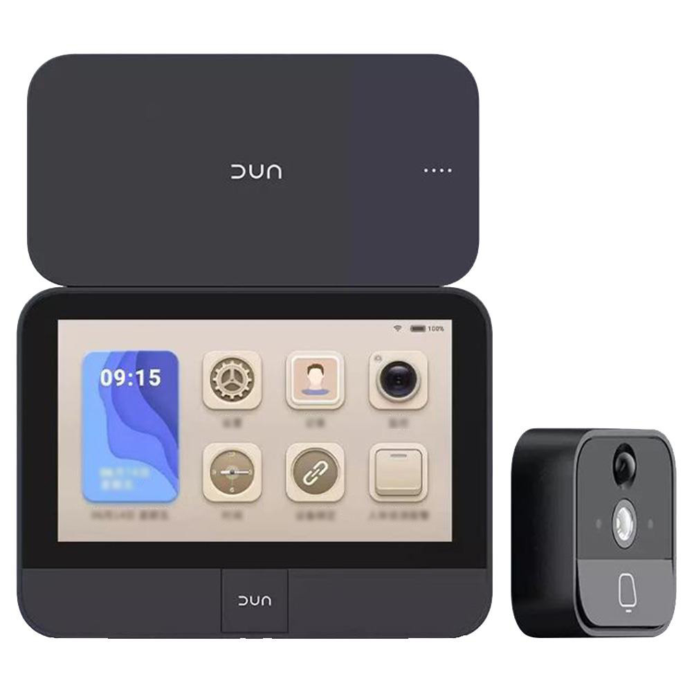

DUN Smart Peephole 5.Inch IPS Touch Screen Night Vision Video Doorbell Work With Mijia App Endurance Version From Xiaomi Youpin - Deep Grey